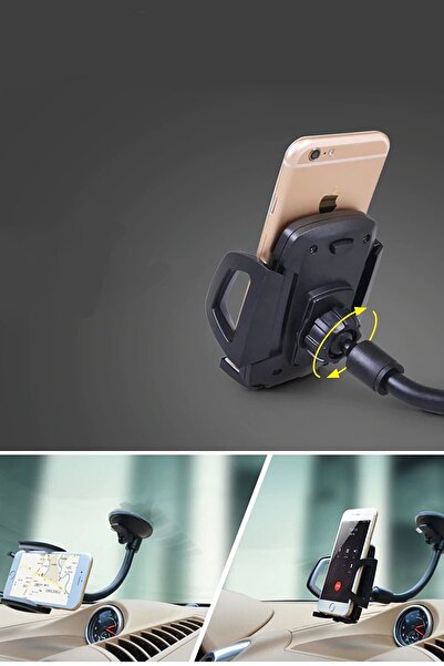 Jetcom Araç Içi Telefon Tutucu-cama Yapışan Vantuzlu Teleskobik