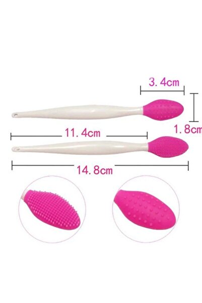 Jetcom Siyah Nokta Temizleyici Dudak Peeling Fırçası - Burun, Dudak - Mor