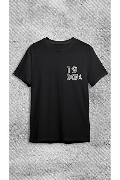 VİZYON İKRA تي شيرت أتاتورك 10 نوفمبر 1938، تي شيرت مطبوع أتاتورك 10 نوفمبر، ...