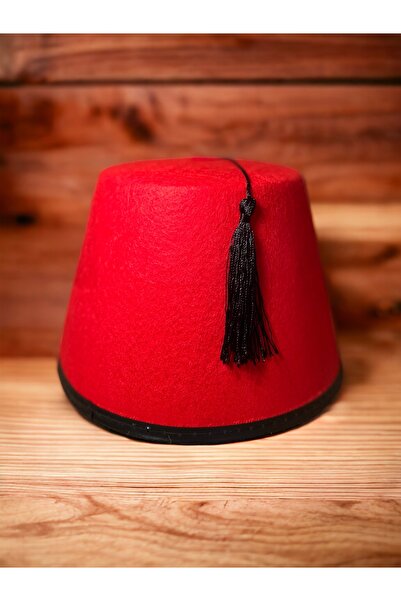 Happyland Osmanlı Fes Aksesuar Süet Kostüm Şapka Aksesuar