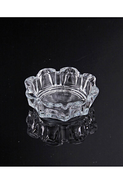 Kapgastro منفضة سجائر زجاجية مقطوعة من الكريستال الوردي