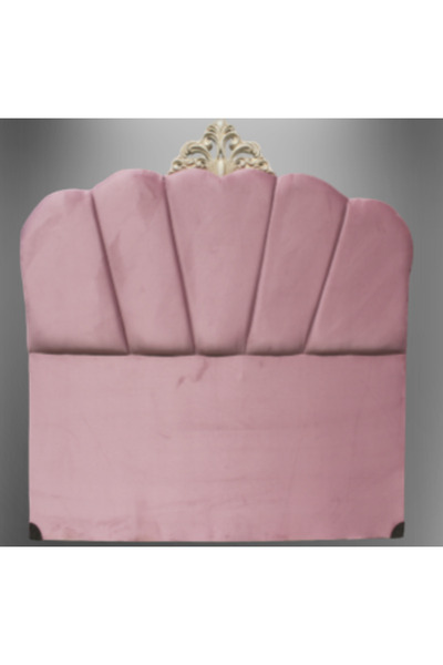 BENGİ TİCARET Başlık Alc Avangart Model 90 Cm Dolgun Kapitone Pembe Renk Kumaş Döşeme El Yapım