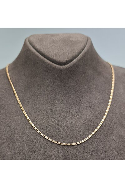 Genel Markalar Rose Altın Rengi Xupıng Unısex Aynalı Klasik Zincir Kolye