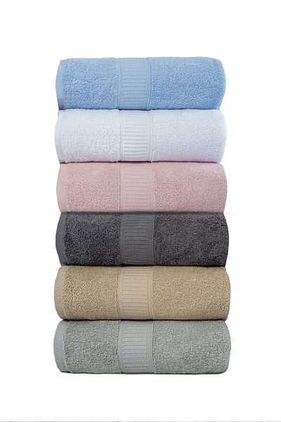 Arelina Textile 100% Cotton White 30x30 Set of 2 Hand Towels