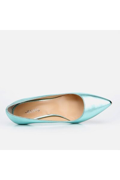 Hotiç Světle zelené jehlové boty z pravé kůže Hotiç