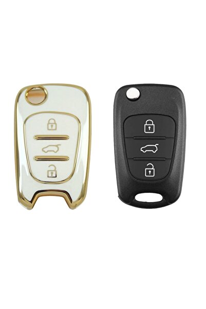 EBG İSTANBUL هيونداي 2007-2012 I20 I10 I30 سويتشبليد الأبيض مفتاح السيارة حاف...