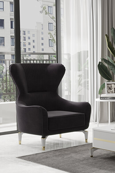 SANDALİE Bella Gold Berjer Salon&oturma Odası - Siyah