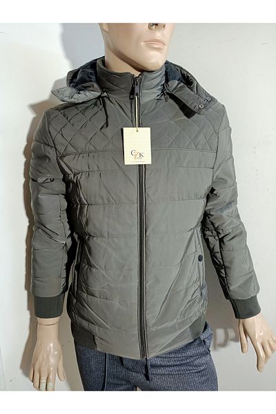 CZK Slim fit яке с еластична талия и качулка