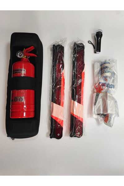 Leader Lüx Trafik Seti YANGIN SÖRDÜRÜCÜLÜ-ÇANTALI TÜVTÜRK UYUMLU