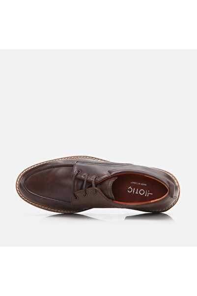 Hotiç Genuine Leather Brown Women's Oxford