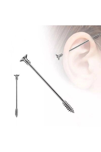 Liva 316L CERRAHİ STEEL BRIDGE PIERCING