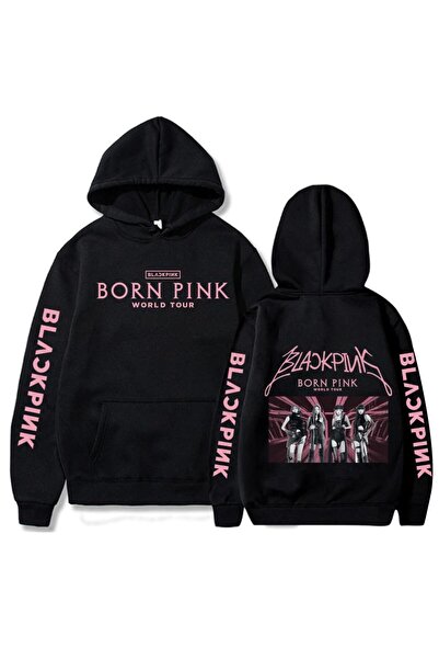 GALASHOP Kpop Born Pembe Koreli Yeni Stil Kapşonlu Blackpink