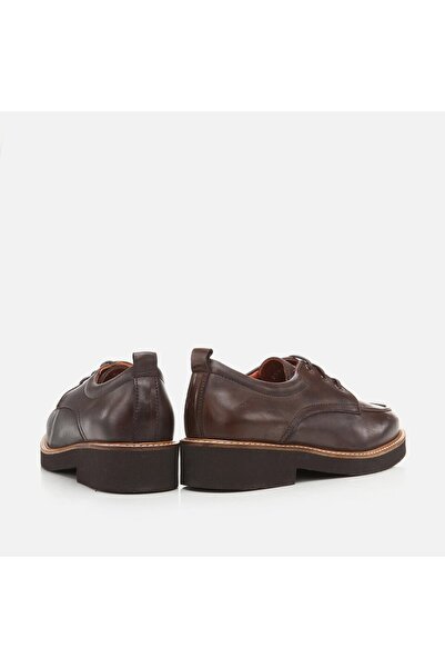 Hotiç Genuine Leather Brown Women's Oxford