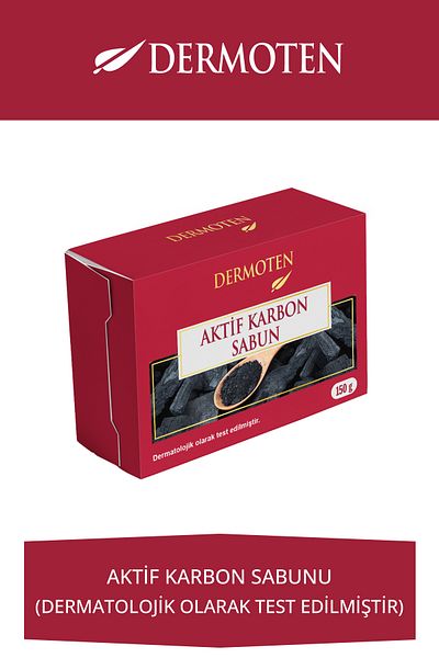 Dermoten Activated Carbon Soap 150 Gr