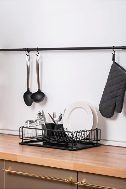Tuka Home Set Üstü Çatal Kaşık Tabak Bardaklık Bulaşıklık Lüks