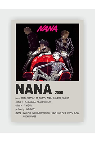 fırsatlar diyarı Nana Black Stones Anime Manga Dizi Duvar Posteri - Kalın Kağ...