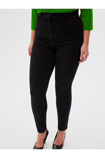 REFA COLLECTİON High Waist Skinny Jeans Black
