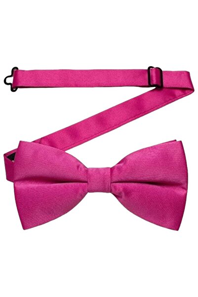 Trenderrs Men's Solid Color Satin Bow Tie