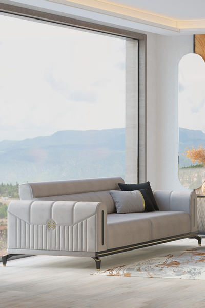 Modalife Bella 3+1 Salon&oturma Odası Koltuk Takımı - Antrasit&Siyah