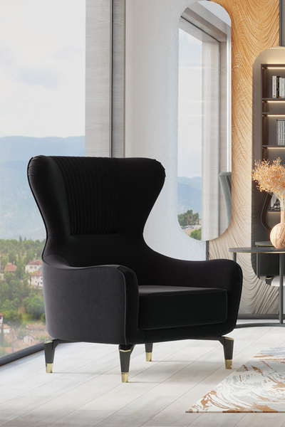 Modalife Bella 3+1 Salon&oturma Odası Koltuk Takımı - Antrasit&Siyah