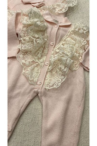 Nipperland Knitwear hospital discharge set for baby girl and boy 100% organic cotton