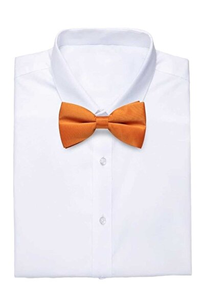 Trenderrs Men's Solid Color Satin Bow Tie