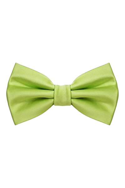 Trenderrs Men's Solid Color Satin Bow Tie