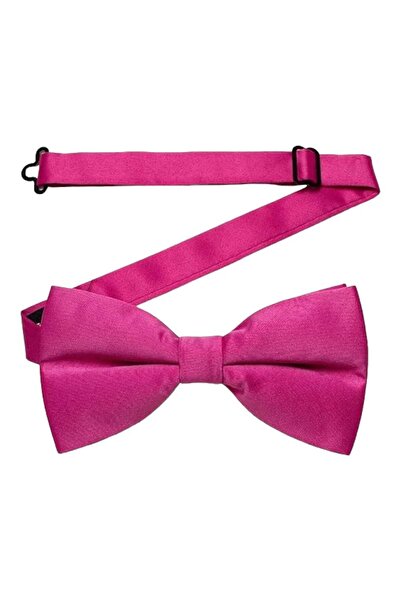 Trenderrs Men's Solid Color Satin Bow Tie