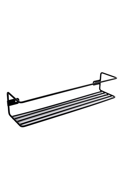 ModernAVM رف توابل ذو طبقة واحدة متعدد الأغراض باللون الأسود