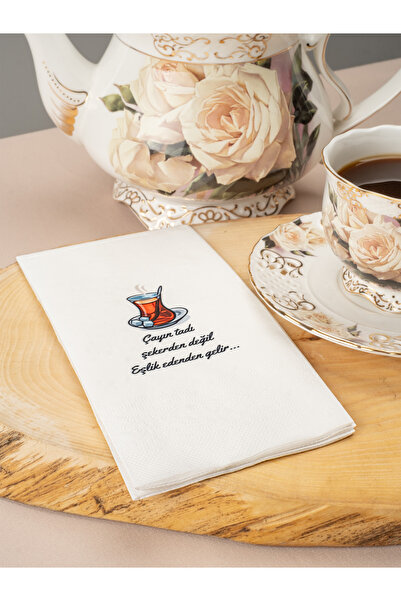 Rima Tasarım Çayın Tadı Sunum Peçetesi 20'li