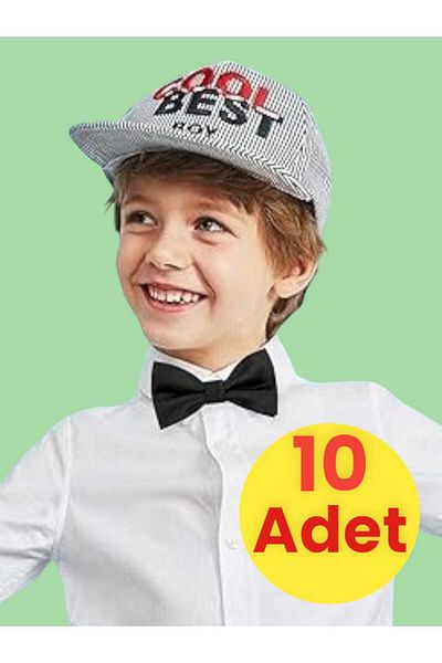 Trenderrs Papion din satin pentru baieti 10 bucati
