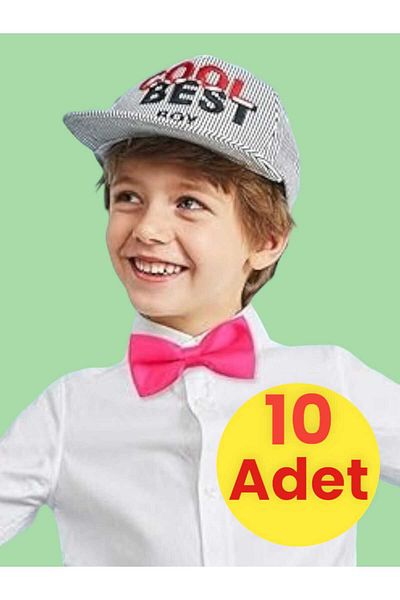 Trenderrs Papion din satin pentru baieti 10 bucati