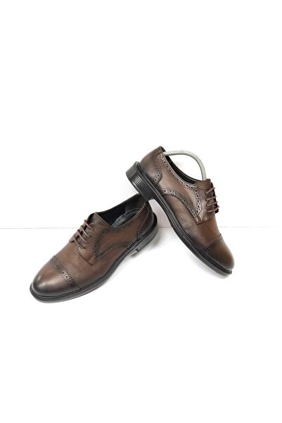 KAFKASLAR AYAKKABI KAFKASLAR GENUINE LEATHER MEN'S CLASSIC STRING SUIT DRESS SHOES