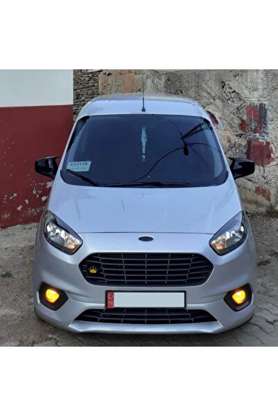Furens Ford Courier 2018-2021 Uyumlu Batman Yarasa Ayna Kapağı Piano Black Ab...