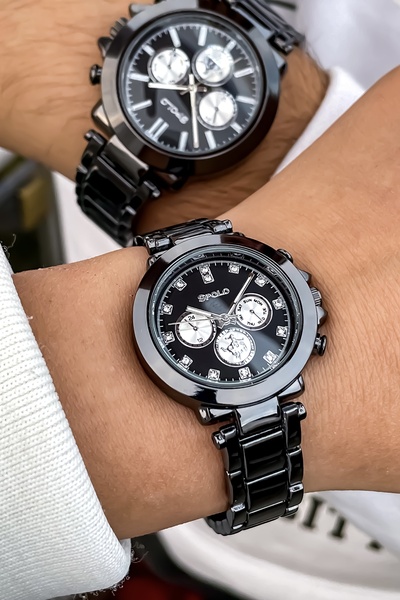 S.POLO KADIN ERKEK KOL SAATİ BAY ÇİFT SEVGİLİ KOL SAATLERİ SEVGİLİLER GÜNÜ HE...