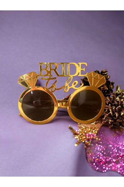 Happyland Bride Tobe Gold Glasses Bachelorette Party Party Glasses Bride