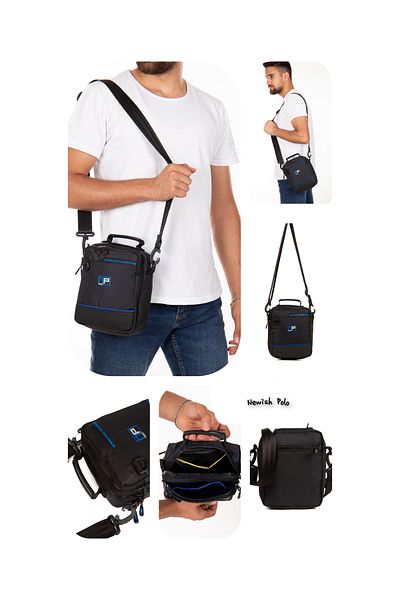 Newish Men's Imperteks Cross Shoulder and Hand Bag Suitable for Travel and Sports Use