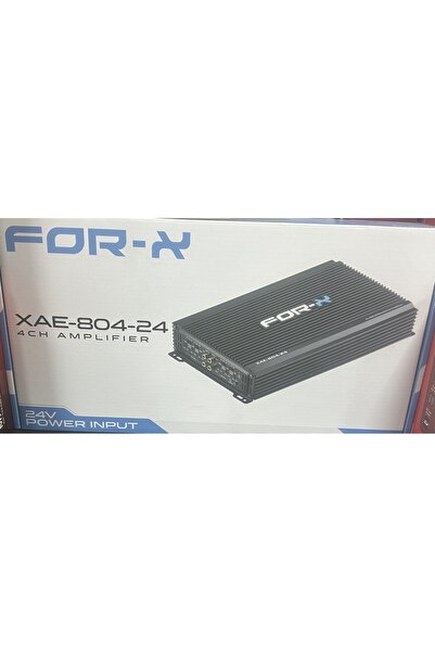 For-X xae-804-24volt 4 çıkış 4x80rms oto anfi