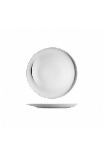 Kütahya Porselen Ayla Series 22 cm Cake, Serving Plate Set of 3