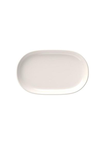 İkram Dünyası Magnus 18 cm Oval Boat Breakfast, Extract, Salad Plate 2 pcs