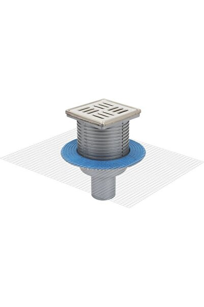 Genel Markalar Sukar Yalıtım Uyumlu Çelik Çerçeveli Yer Süzgeci 10x10 Cm Ø70 ...
