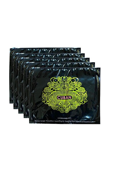 ELEANOR Nemlendiricili Puro Taşıma Saklama Poşeti Siyah XL 5'li Paket