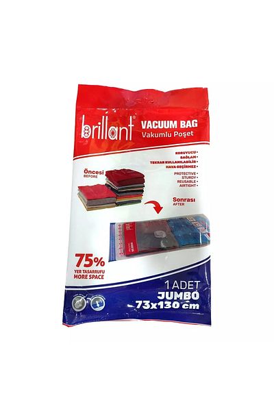 Brillant Vacuum Bag/ Storage 73X130Cm Jumbo (Inner 1 Piece)