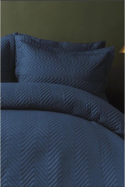 İssimo Home Simply Navy Blue Bedspread Set Double