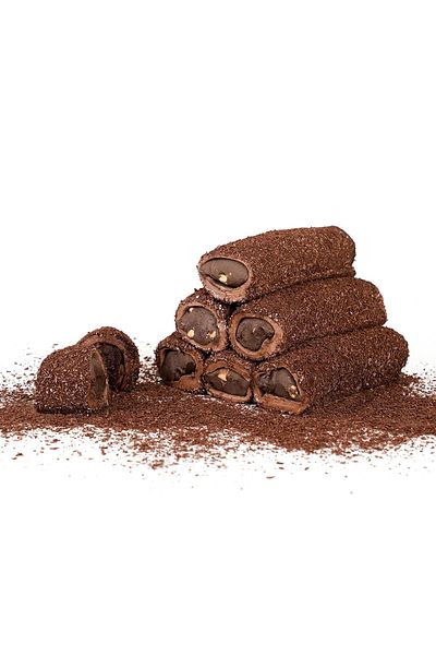 LOKUMCU MEHMET EFENDİ Tatlı bir hikaye 500 Gr Coconut, Cocoa and Chocolate Hazelnut Cream Wrap Turkish Delight