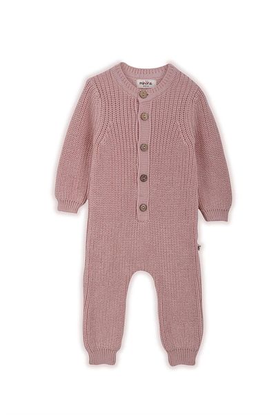 Minora Stylish Knitwear Thessaloniki Jumpsuit Powder