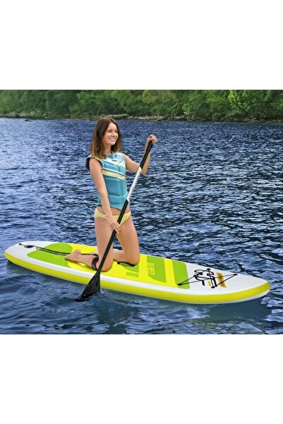 BESTWAY Paddle Board Hydro-Force Kürek+Pompa+Çanta - 305 x 84 Cm - MAVİ SU DÜNYASI