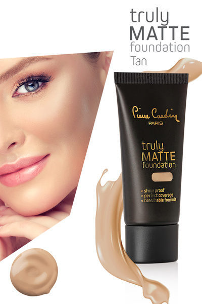 Pierre Cardin Truly Matte Foundation - Tan
