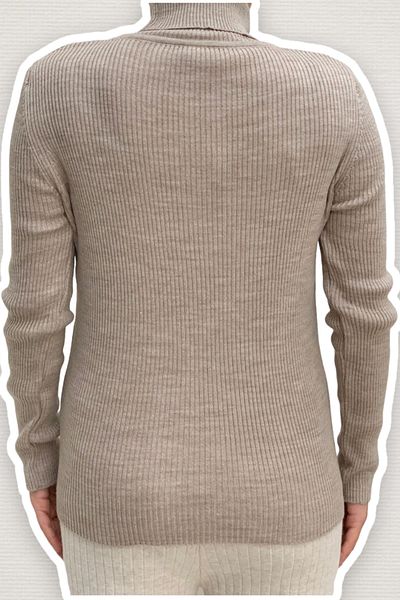 Bym Fashion 4138 Рибарски пуловер от норка