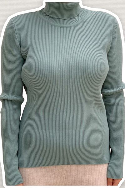 Bym Fashion 4138 Fisherman's Sweater Mint